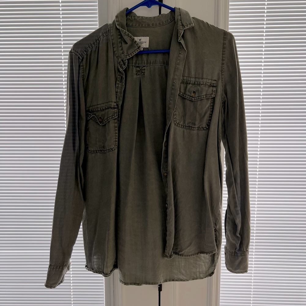 American Eagle Button Up - image 1